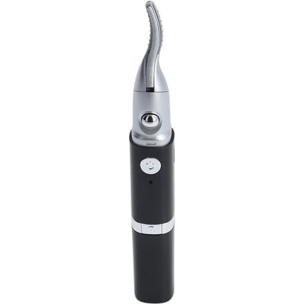 Elektrische Verwarmde Wimperkruller Handheld 2 in 1 Langdurige Styling Wenkbrauwtrimmer Wimpermake-up zwart
