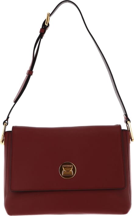 COCCINELLE Leren Schoudertas Liya Shoulderbag Acero / Carruba Bruine
