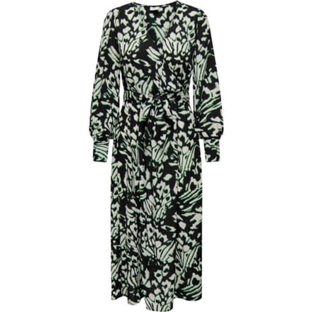 JDY - JDYLESLEY L/S MIDI WRAP DRESS WVN - Dames - Maxi jurken