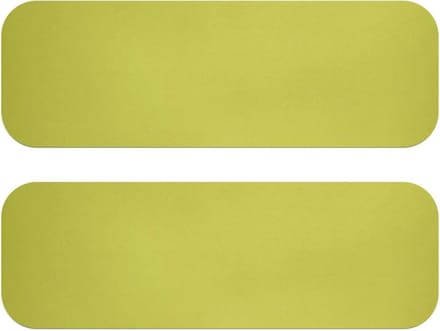 Loopbandmat - Hometrainer pad - Vloer beschermen - Geluidsisolerend - 80 x 25 cm - Groen