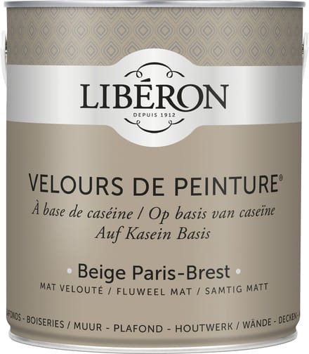 Liberon Velours De Peinture Muurverf - Mat - Beige Paris-brest - 0,5l