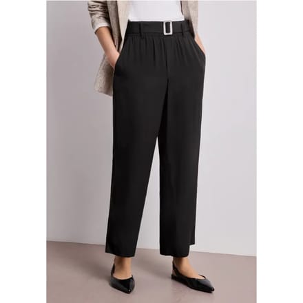 7/8 Wide Legs broek met riem