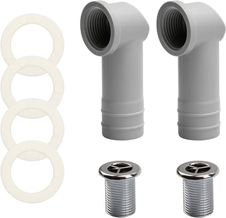 Wastafeloverloopafdekking, Diameter 29 mm, Ronde Overloop, Spoelbak, Ring voor Keramische Gootsteen, Afdichting, Overloop Badkuip, 2 Stuks