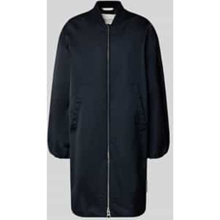regular fit blouson-lange jas met college-kraag