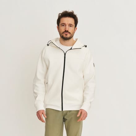 Travelin' Stig Heren - Outdoorvest - Sweater - Gebroken wit