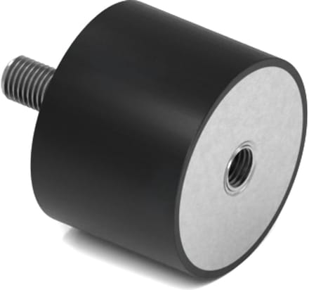 Rubbermagazijn - Trillingsdemper - Type B - 40x30mm - M8 - Set 10 stuks
