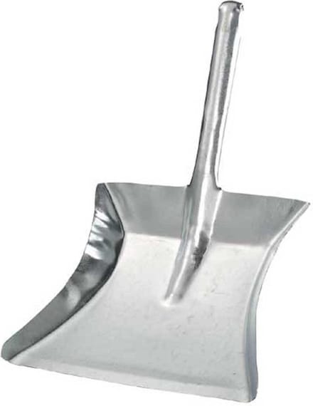 Veegblik, uit 1 stuk staal, verzinkt, extra robuust, 260x280mm