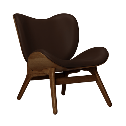 UMAGE A Conversation Piece fauteuil - eiken donker - Leder Hope brown