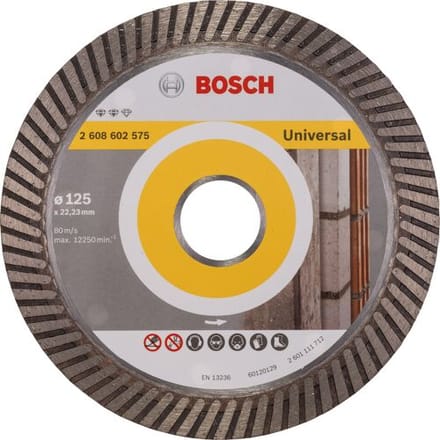 Bosch Expert for Universal Turbo diamantschijf universeel 125x22,2x2,2mm