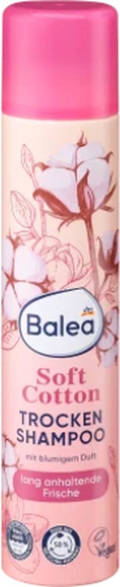 Balea Droogshampoo Soft Cotton | 200ml | Frisse katoen geur