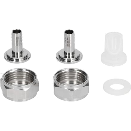Connecteur de fût de bière en acier inoxydable Raccord Connecteur de ligne de bière Kit pour équipement de brassage gray