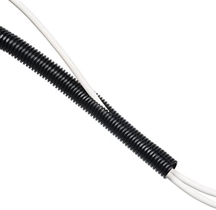 Flexibele kabelbuis voor Kabelbeheer - 1,1 meter Zwart 25 mm