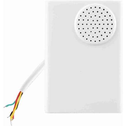 Sonnette filaire 12 V pour système de contrôle d'accès de sécurité au bureau et à domicile