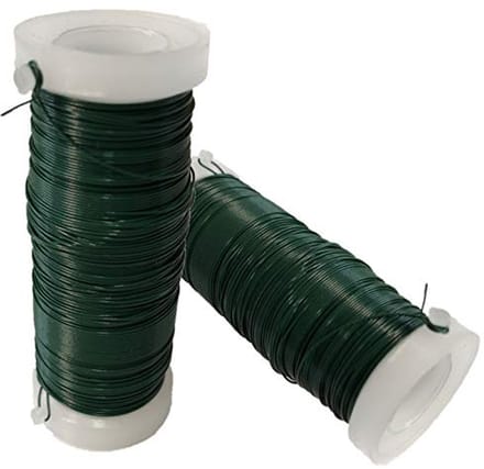 Bloemisten Draad 0,35 mm - Flexibel Groene Paddle Wire voor Bloemstukken, Kransen en Creatieve Projecten