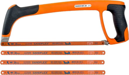 Bahco Metaalzaagbeugelset - Met 3 Extra Bladen