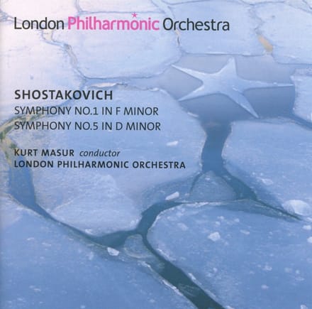 London Philharmonic Orchestra, Kurt Masur - Shostakovich: Symphony No.1 And No.5 (CD)