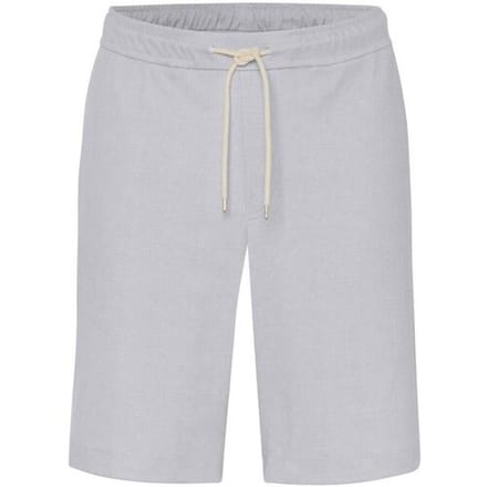 Desoto Bermuda Uni Color Drawstring Short Oxford Grijs / male