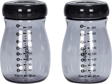 We-Too Opbergbakje - 260 ml - 2 Stuks - Black