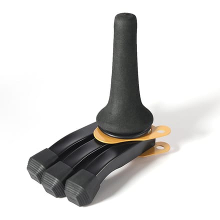 Opvouwbaar Statief voor Trompet Klarinet Fluit Hobo Sopraansaxofoon Draagbaar Statief Blaasinstrument Antislip geel