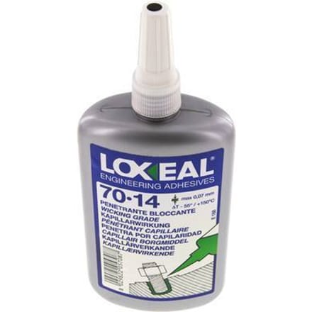 Loxeal Hoge Sterkte Schroefdraad Borger 250ml M 5 Max. Draadmaat 150 DegC Max Temp.