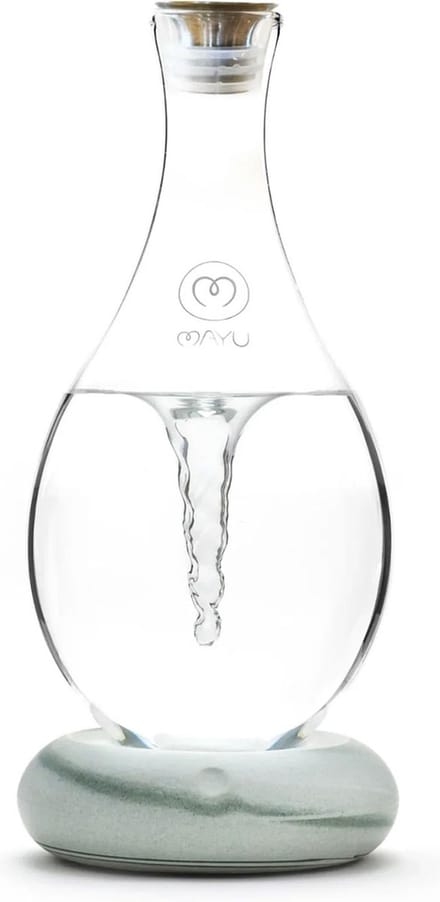 MAYU Water karaf met swirl vortex - Graystone