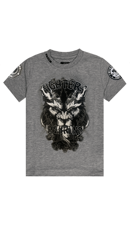 Devil Fighter T-Shirt | GREY - GREY / 6