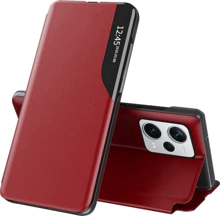Hoesje geschikt voor Xiaomi Poco X5 Pro / Redmi Note 12 Pro - Techsuit eFold Book Case - Rood