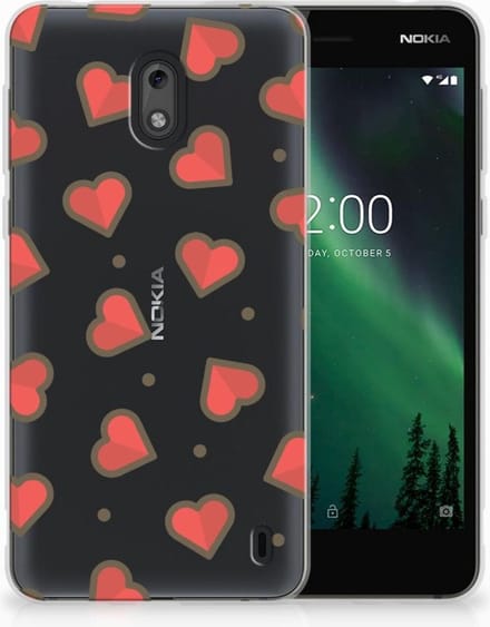 Nokia 2 TPU bumper Hearts