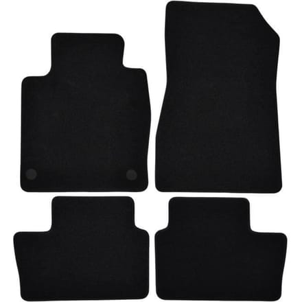 Vloermatten - Nissan - Juke 2019-heden - 4 stuks - Velours - Antislip - Waterdicht