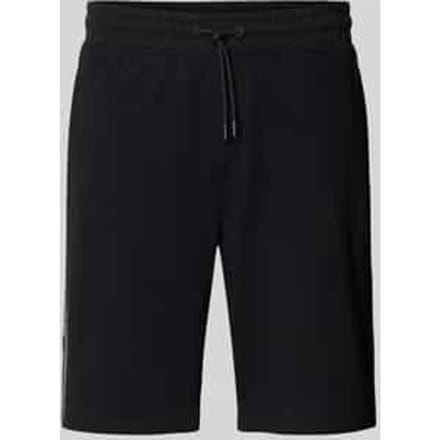 Korte broek met elastische band en tunnelkoord