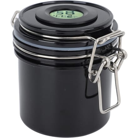 Wimperlijm Bewaarpot 250ml Thermometer Hygrometer Wimperextension Lijm Bewaarcontainer Zwart zwart