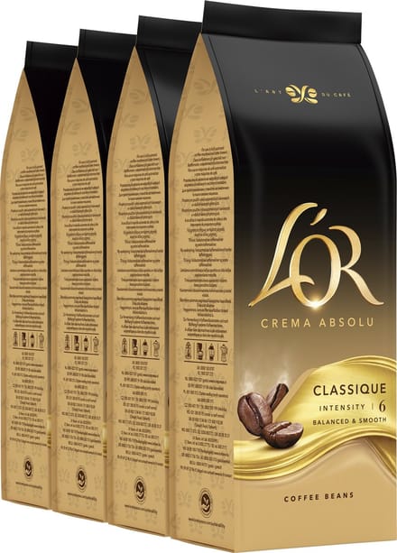L'OR Crema Classique Koffiebonen - 4 x 500 gram