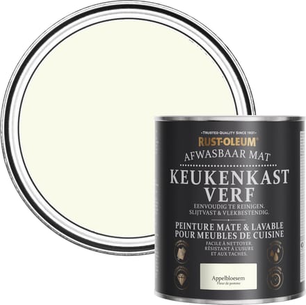 Rust-Oleum Lichtgroen Afwasbaar Mat Keukenkastverf - Appelbloesem 750ml