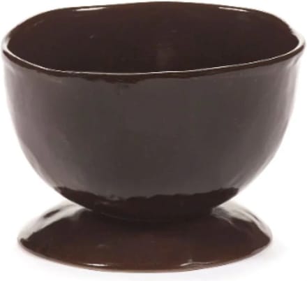 Serax Marie Michielssen La Mère bowl op voet H9.5cm D13cm ebony - set van 2