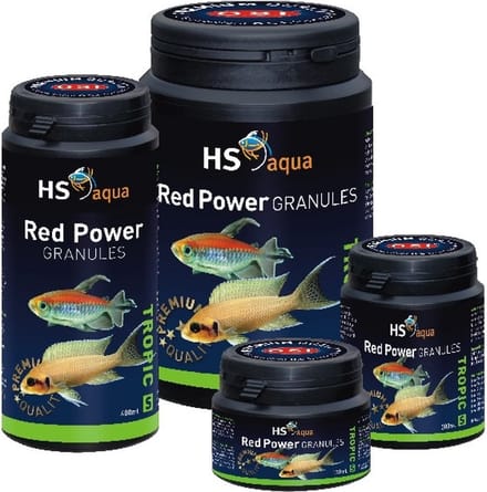 HS Aqua Red Power Granules S | voor kleine vissen 10L