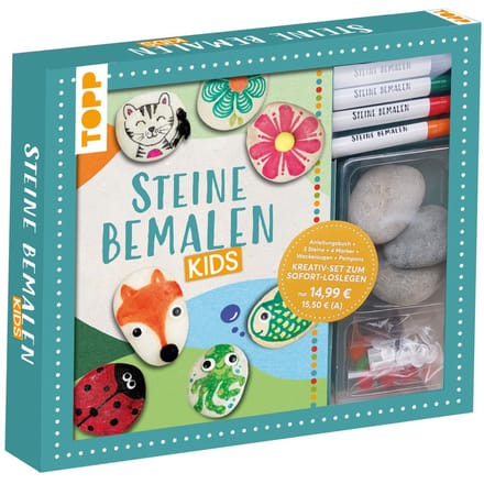 Creatief set "Steine bemalen Kids"