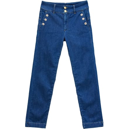 Slim Chino Crop Jeans Dames Salsa Jeans Secret Push In