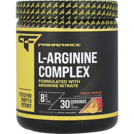 Primaforce, L-Arginine Complex, Perzik Mango, 8.5 oz (237 gr)