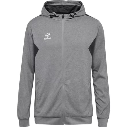 Hooded polyester trainingsjack met rits Hummel Authentic