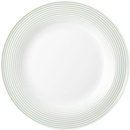 (6 stuks) SELTMANN WEIDEN Bord - plat - Ø 215mm - Saliegroen Wit