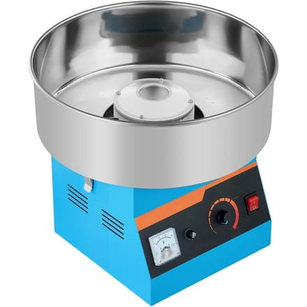 Commerciële Suikerspinmachine Elektrische Suikerspin Maker 1000W Blauw