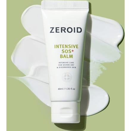 ZEROID SOS Plus Baume Intensif Réparation Intensive de la Barrière Hydratant 40ml 1 Pack (40ml)