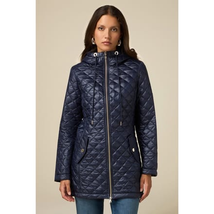 Oltre Lightweight Midi Down Jacket Blue Taglia: 40 | Giacche Outlet | Donna | Blu