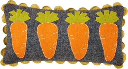 Decoratief Kussen - Mini Sierkussen - Feestelijke Sfeer - Compact Formaat - 30x15 cm - Rood