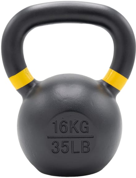 FysioSupplies - Kettlebell gietijzer 16 kg - Kettlebells