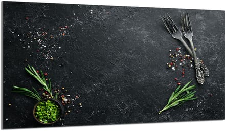 TMK ArtDeko Serie - Snijplank - Glas - 90x52 cm - Schokbestendig