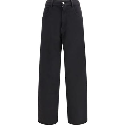 MM6 Zwarte Katoenen Sportbroek
