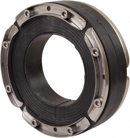 Ringruimteafdichting Muurdoorvoer - Leidingafdichting Kernboring - Waterdicht Afwerken - Segmentring Techniek - Ø 110-162 mm - Zwart