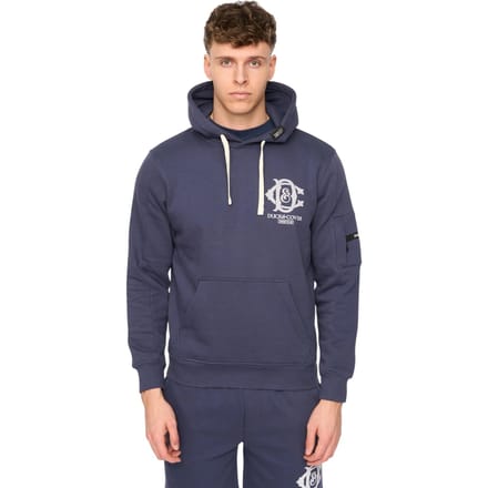 Duck and Cover Heren Randolph Hoodie (Marine)