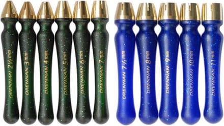 Drennan Brass Head Bread Punches - Maat : Small (2.5-3-4-5-6-7mm)